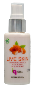 Fotografia de producto Live Skin Cream con contenido de 55 gr. de Iq Herbal Products
